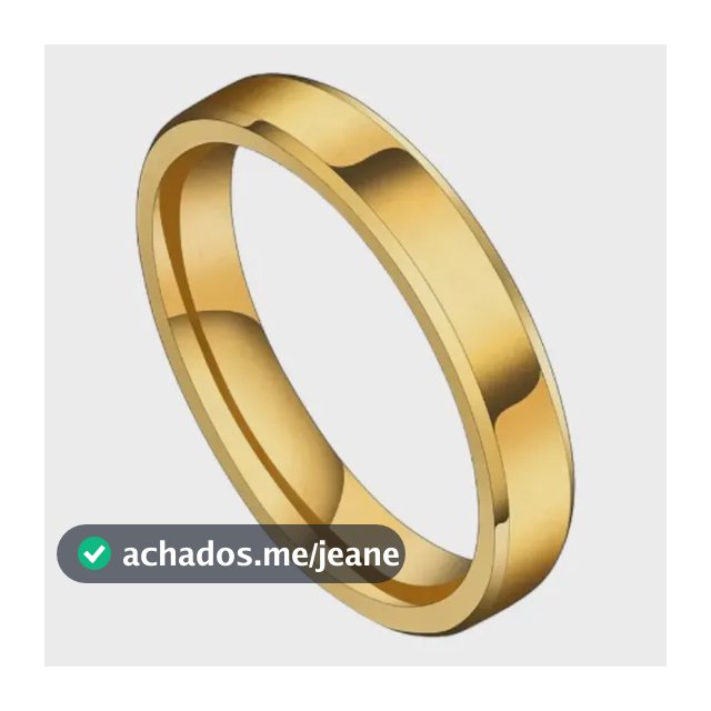 Aliança Casamento Ouro Chanfrada Tungstenio Compromisso 4mm