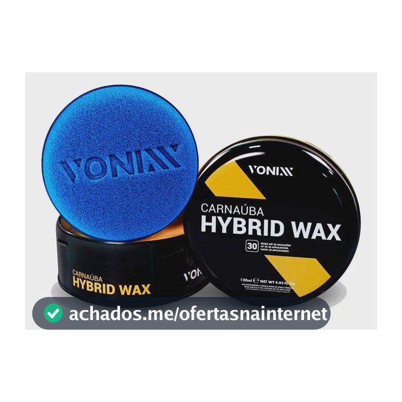 Vonixx Carnaúba Hybrid Wax 120ml Brilho e Proteção