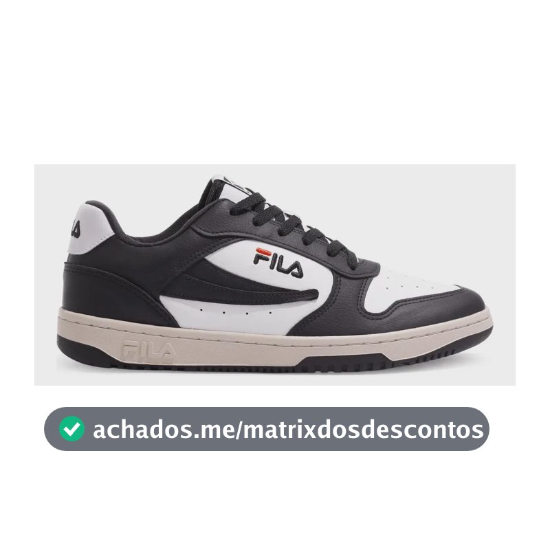 Tênis Fila Fx-33 Low Masculino Branco/preto 42