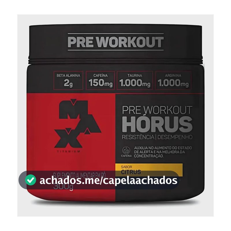 Suplemento em Pó Horus Max Titanium 300 G Citrus