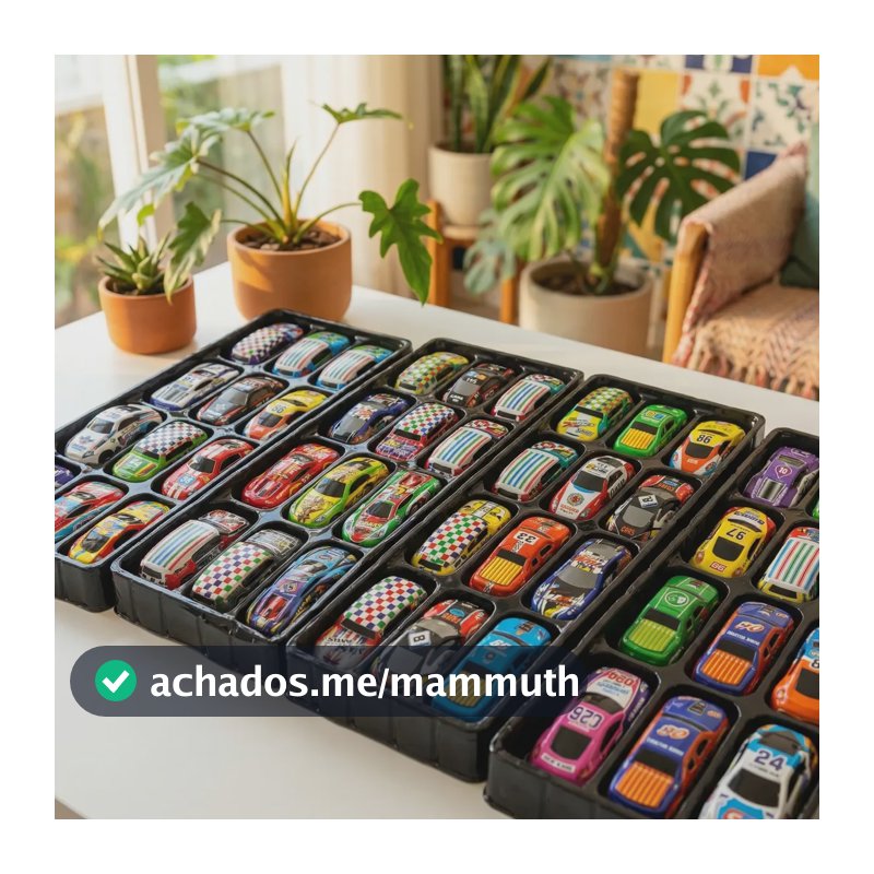 Kit 48 Carrinhos Miniatura Fricção Caixa Pista Sortidos 1:64 Cor Aleatória