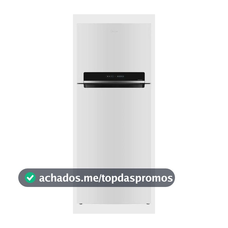 Geladeira Midea Frost Free Duplex Inverter 473L com Painel Digital e A Alarme de Porta Aberta Branca Bivolt