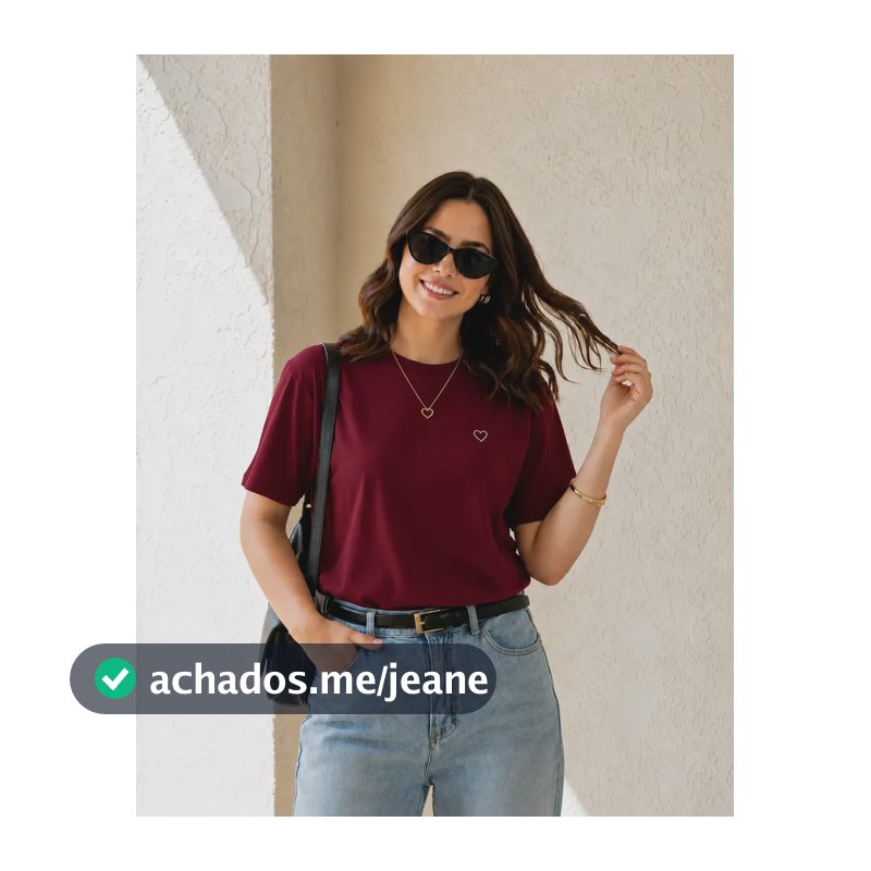 Camiseta Feminina T-shirt Estampada 100% Algodão Premium Bordô Alo G