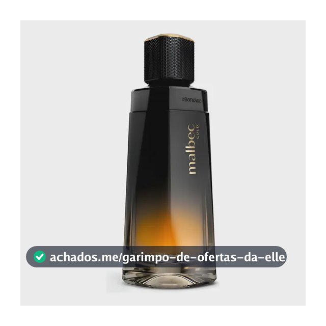 Malbec Gold O Boticário Desodorante Colônia Perfume Masculino Original 100ml
