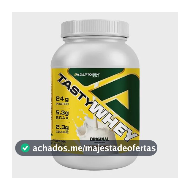 Proteína Adaptogen Science Tasty Whey Gourmet em pó Sem sabor x 900g