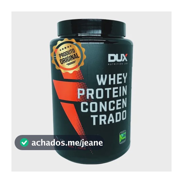 Dux Melhor Whey Poten Concentrado Wey 100% Puro Ganhar Massa