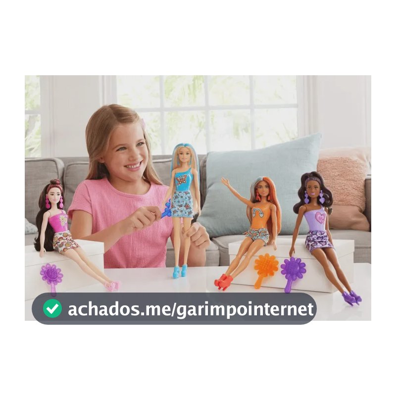Boneca Barbie Color Reveal C/ 6 Surpresas - Mattel Hrk06