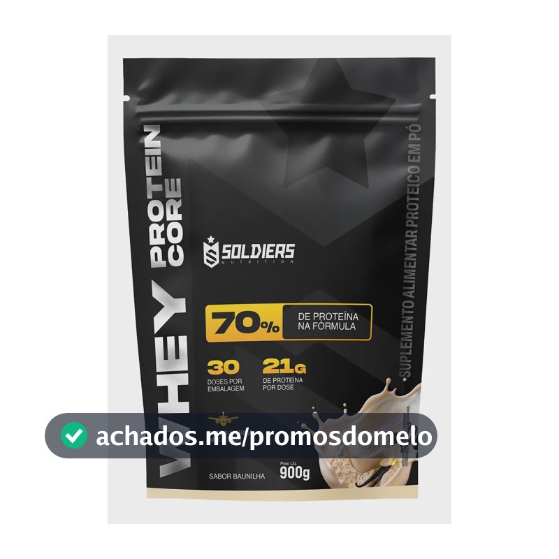 Whey protein Soldiers Nutrition em pó sabor Baunilha x 900g