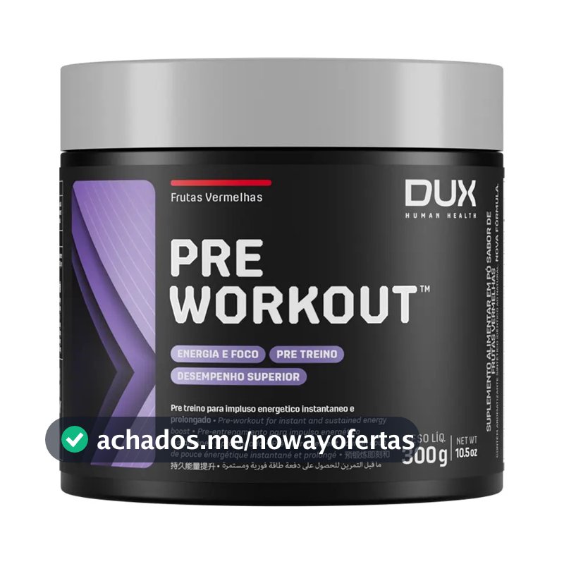 Pré Treino - Pre Workout Dux Nutrition 300g Sabor Mango twist