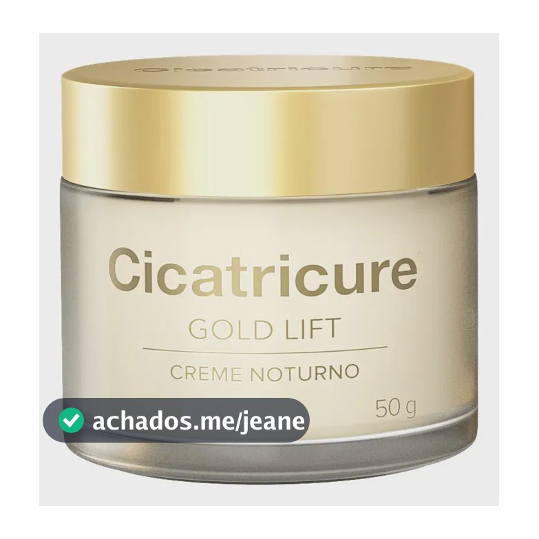 Creme Facial Gold Lift Noturno Reduz Rugas Cicatricure 50g