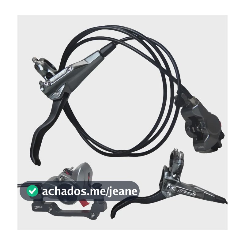 Freio A Disco Hidráulico Bike Mtb Absolute Prime 2 Pistões