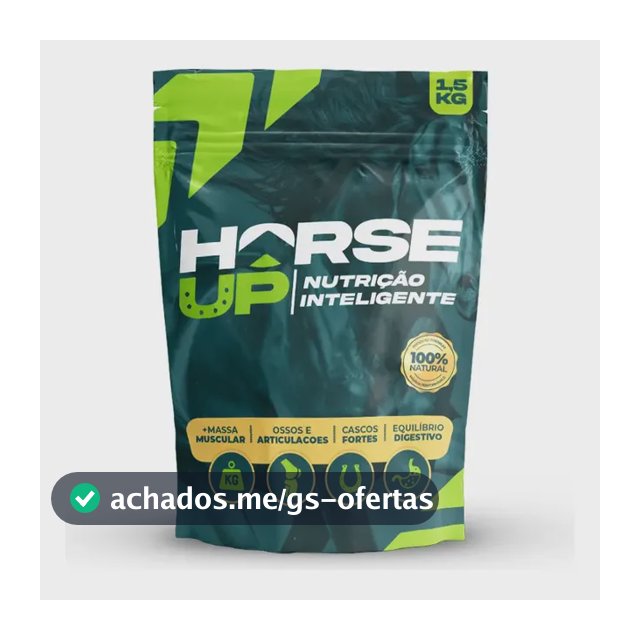 Horse Up -1 Unid - 1,5 Kg Nutrição Inteligente Para Cavalos