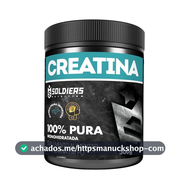 Creatina Soldiers Nutrition em pó Sem sabor x 300g