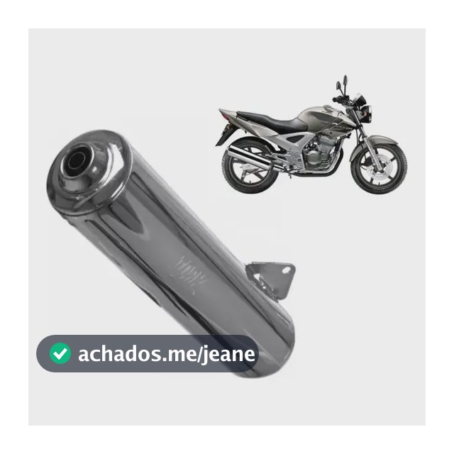 Ponteira Escapamento Modelo Original Cbx 250 Twister 01 A 08