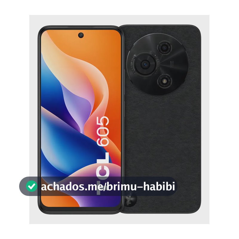 Smartphone Tcl 256gb 50mp 14gb Ram 6.7" Hd+ Octa-Core 5.200 Mah Tcl 605