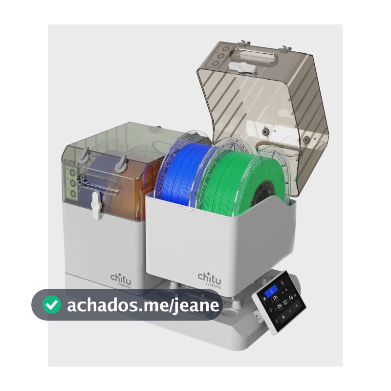 Secador De Filamento Estufa Impressao 3d Desumidificador E1 E1-eu 220v