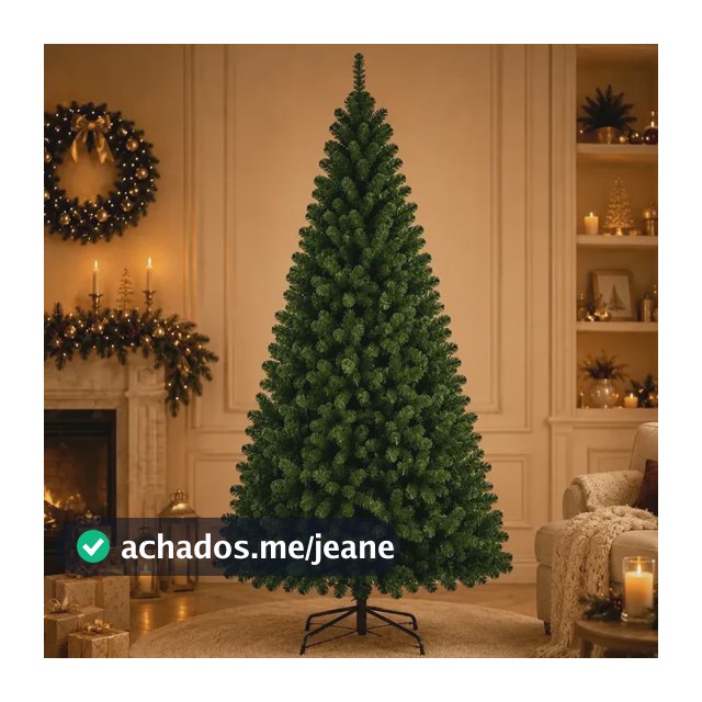 Árvore De Natal 2 Metros 600 Galhos Grande Tradicional Luxo Cor Verde