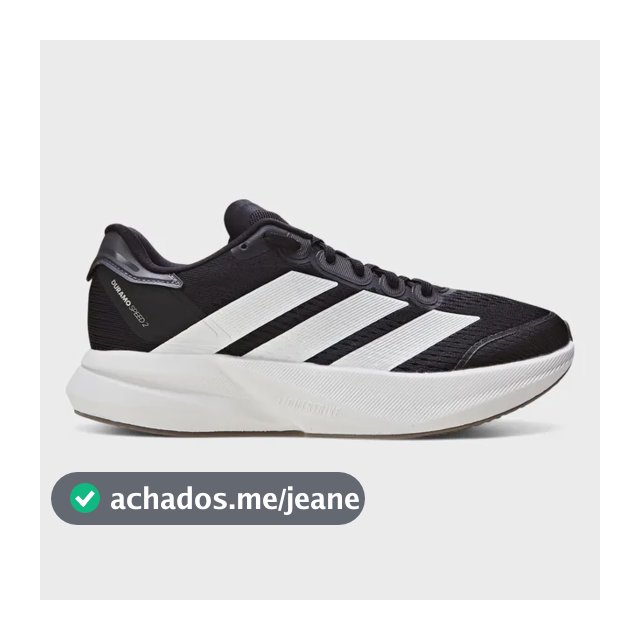 Tênis De Corrida Feminino Duramo Speed 2 adidas Core Black / Zero Metalic / Grey Five Liso 35 Br