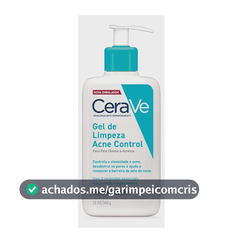 Gel De Limpeza Acne Control Para Pele Oleosa 340g Cerave