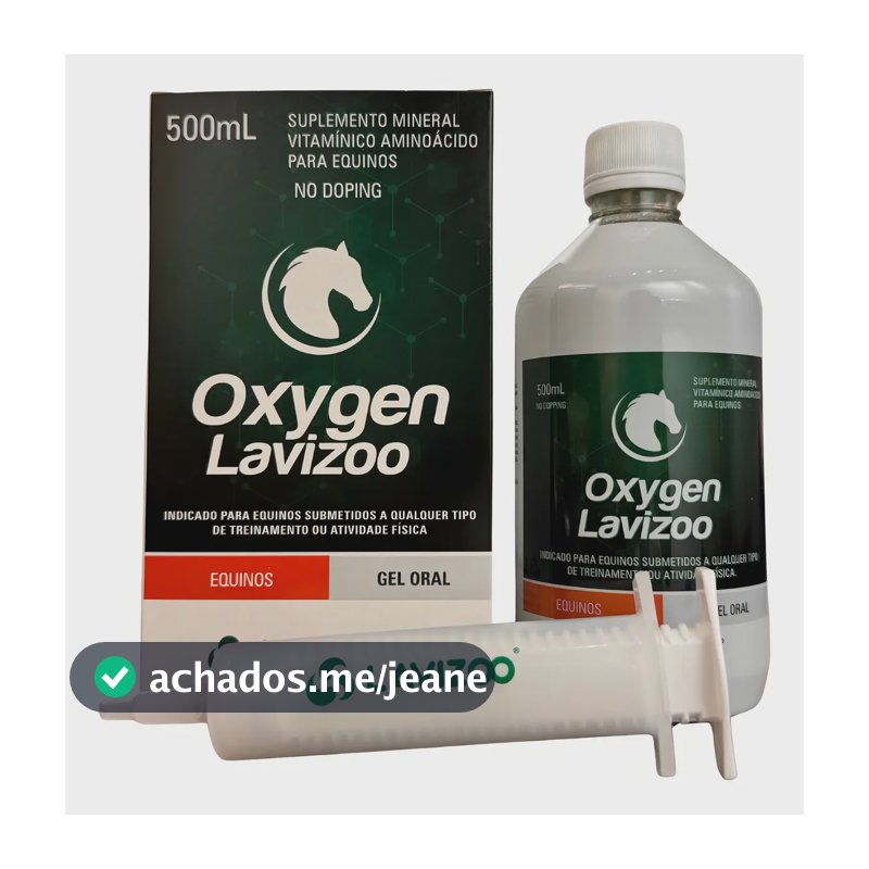 Suplemento Equino Lavizoo Oxygen Líquido Adulto 500 mL