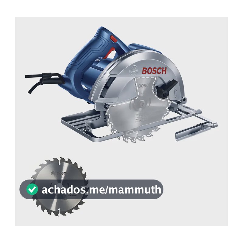Serra Circular Elétrica Bosch Professional Gks 150 184mm Azul 220v