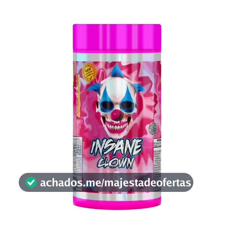 Suplemento em pó Demons Lab Beta alanina Pré Treino Insane Clown 350g Demons sabor Tutti frutti x 350g