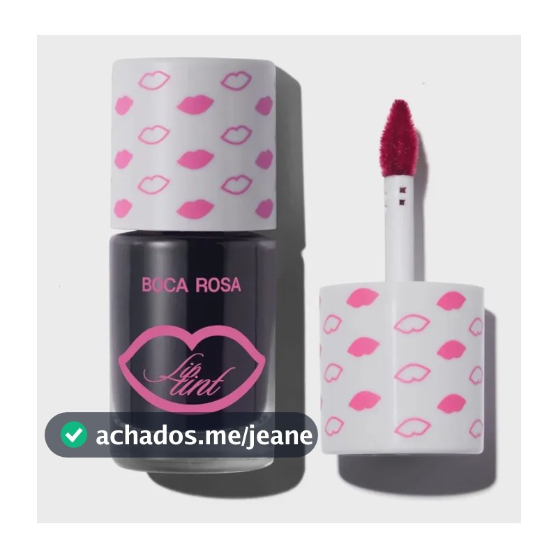 Lip Tint Boca Rosa Batom Blush 10ml Vermelho Paixão