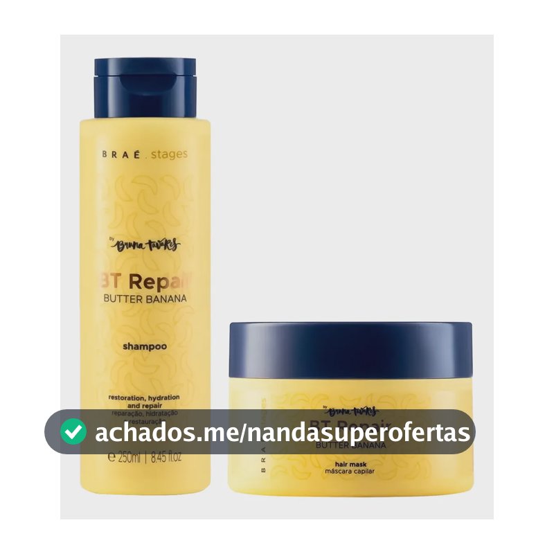 Kit Stages Bt Repair Butter Banana Shampoo + Máscara - Braé