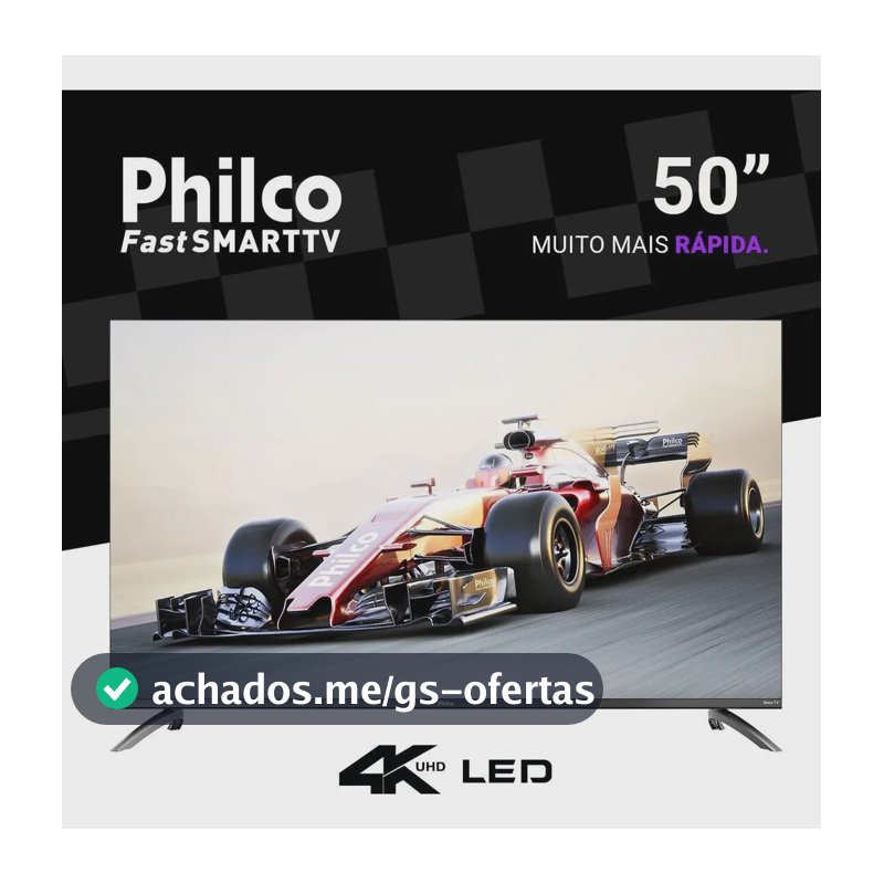 Smart Tv Philco 50 P50vik 4k Uhd Led Roku Dolby Audio Wi-fi Hdr10 110/220v