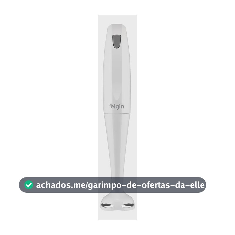 Mixer De Mão Portátil Branco 200w Com Copo 700ml MIX1002 Elgin