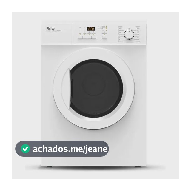 Secadora De Roupas Philco 11kg 15 Programas Psr11a Branca