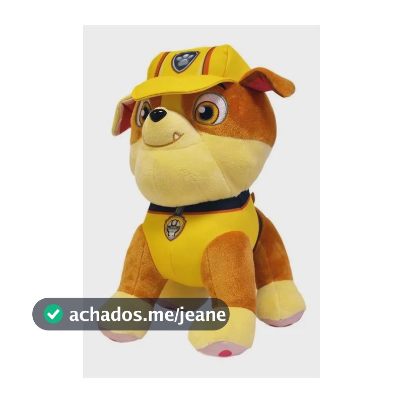 Patrulha Canina - Pelúcia Rubble 30cm - Sunny 1345