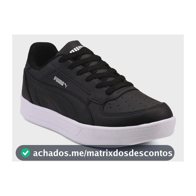 Tênis Puma Academia Corrida Caminhada Macio Treino Leve Puma Preto 41 Br