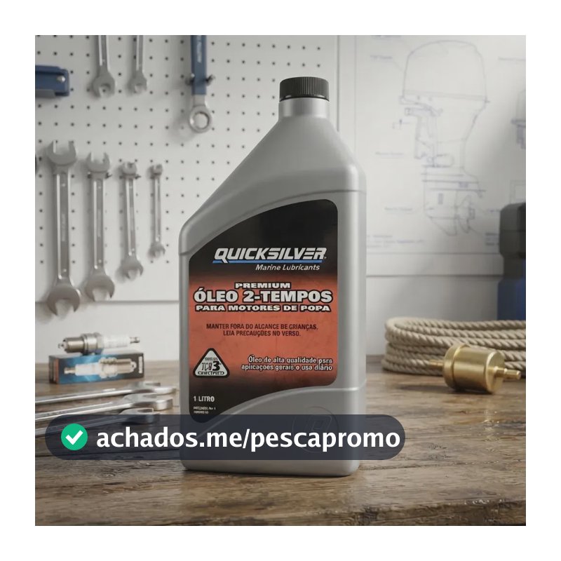 Óleo de motor Quiksilver 2 tempos TC-W3 2 Tempos para náutico de 1 unidade x 1L