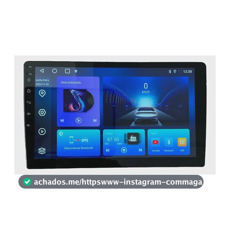 Multimidia 10p 4g+64g Qled Carplay Android Auto