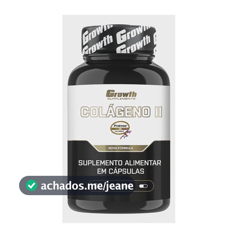 Colágeno Tipo 2 60 cáps. Growth Supplements