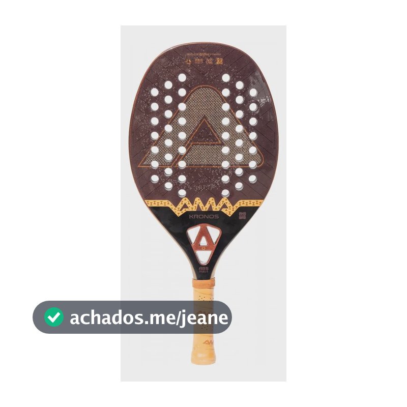Raquete Beach Tennis Ama Sport Kronos - Lançamento 2026 319 Gramas 24.9 Balance