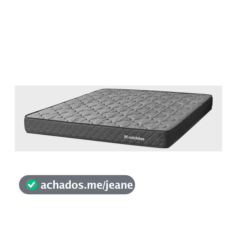 Colchão King Ortopédico Espuma D45 Extra Firme 17x193x203cm BF Colchões