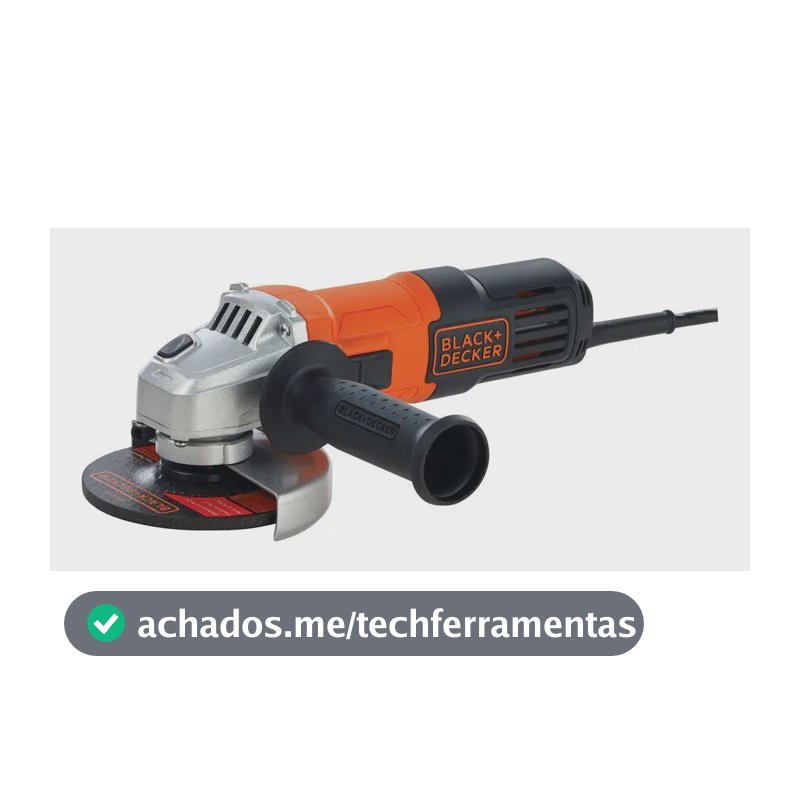 Esmerilhadeira Angular 115mm BLACK+DECKER 12.000RPM G650 650W