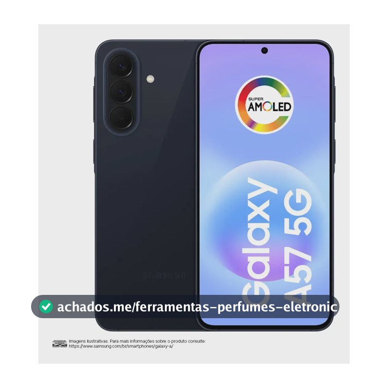 Celular Samsung Galaxy A57 5g 256gb, 8gb Ram, Recursos Ai Azul-escuro