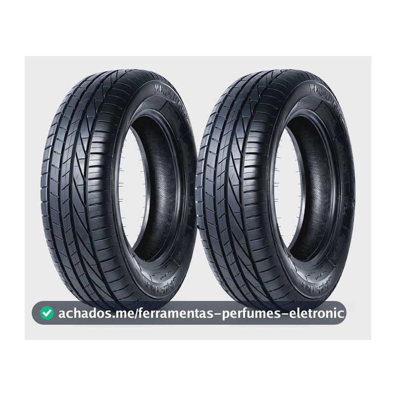 Kit 2 Pneus Aro 15 Remold 195/65r15 Borracha Vipal Inmetro U