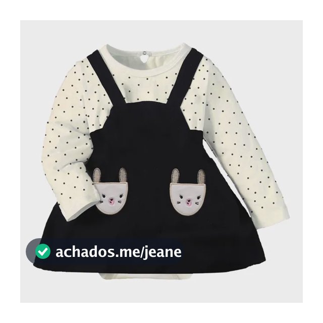 Roupas De Bebe Menina Jardineira Infantil Romper Coelhinha