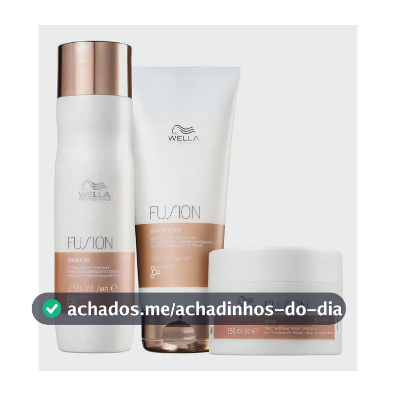 Kit Wella Professionals Fusion Trio (3 Produtos)