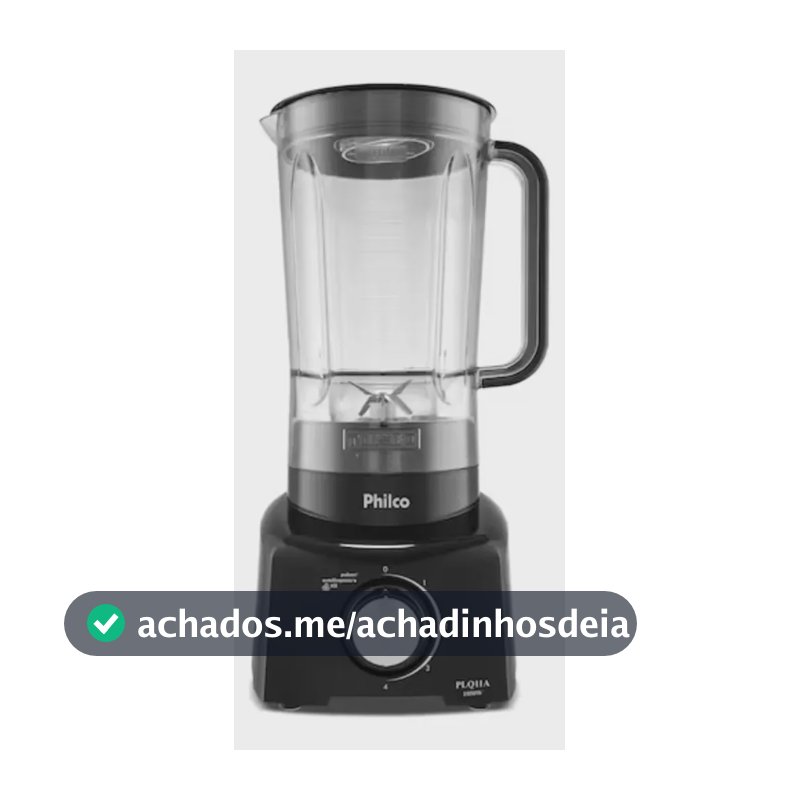Liquidificador Philco 2,7L 4 Velocidades 1050W PLQ11A