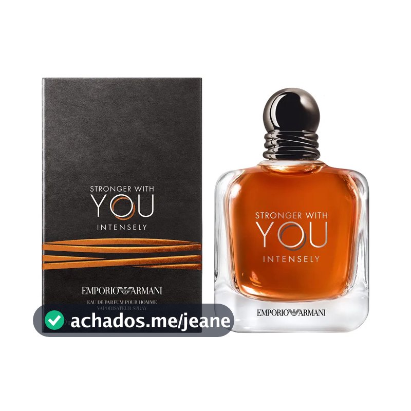 Armani Beauty Perfume Masculino Stronger With You Intensely Eau De Parfum 100ml