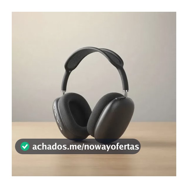 Headset sem fio P9 Bluetooth Preto