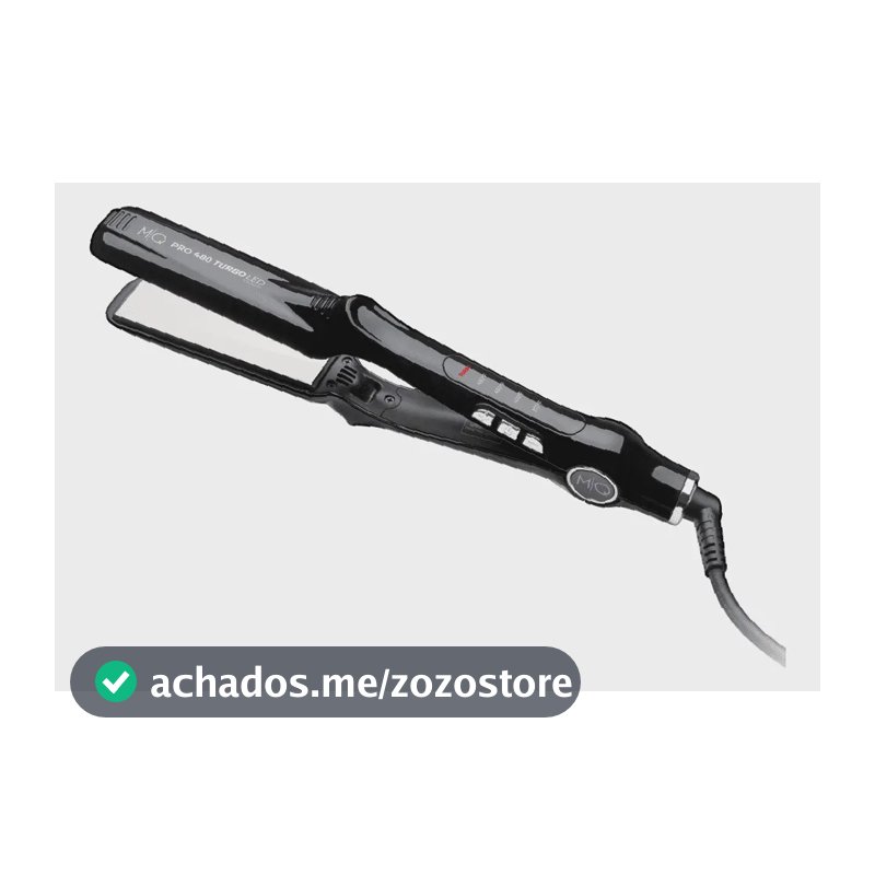 Chapinha Profissional MQ Pro 480 Turbo Cor Black E Detalhes Silver