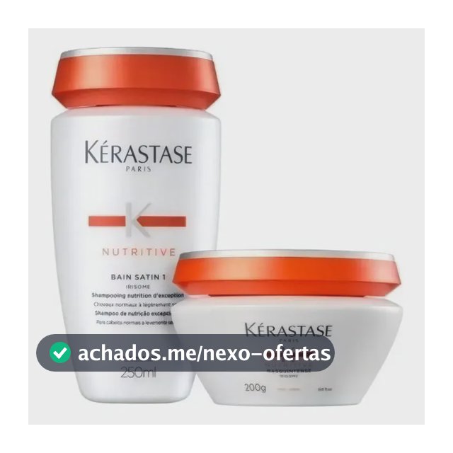 Kit Kerastase Nutritive Sh Satin 1 250ml Mascara Finos 200g