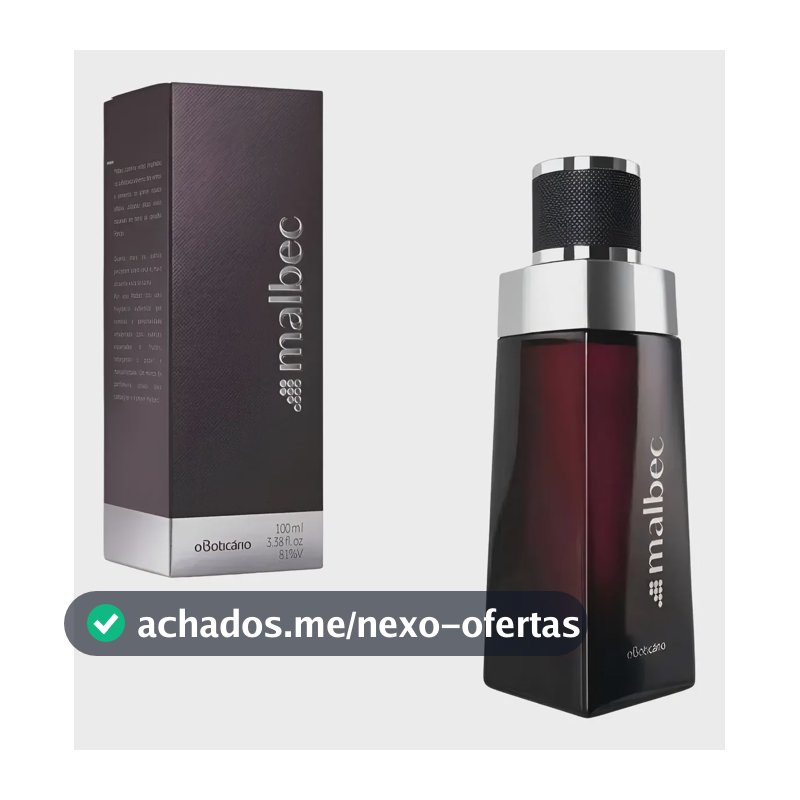 Perfume Malbec Tradicional 100ml O Boticário Masculino