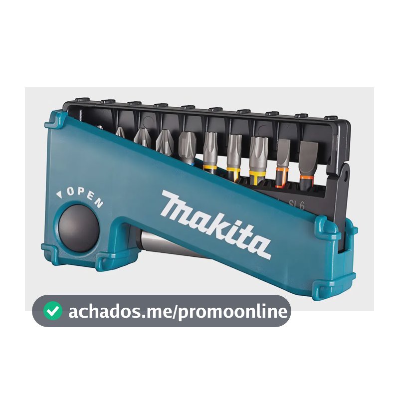Conjunto De Bits Makita E-03573 11 Peças